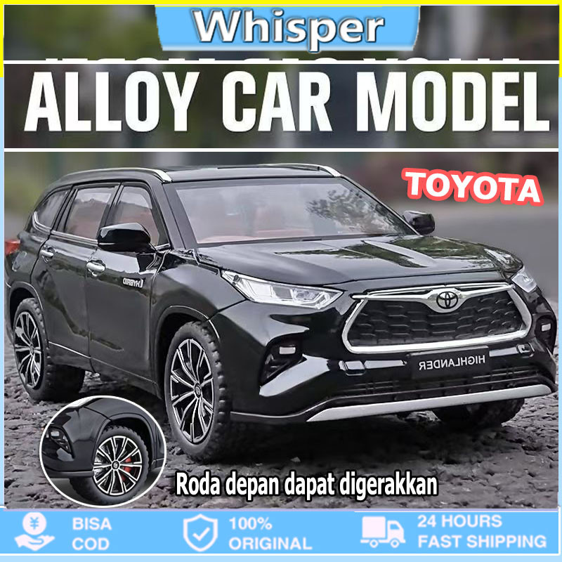Seri Hadiah Mini Toyota Premium 1:24 Skala Die-cast Toyota Bajo / Innova Zenix Mainan Mobil Mainan M