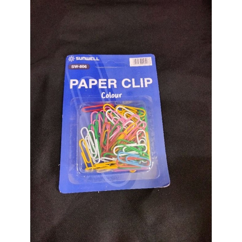 paper clip warna warni