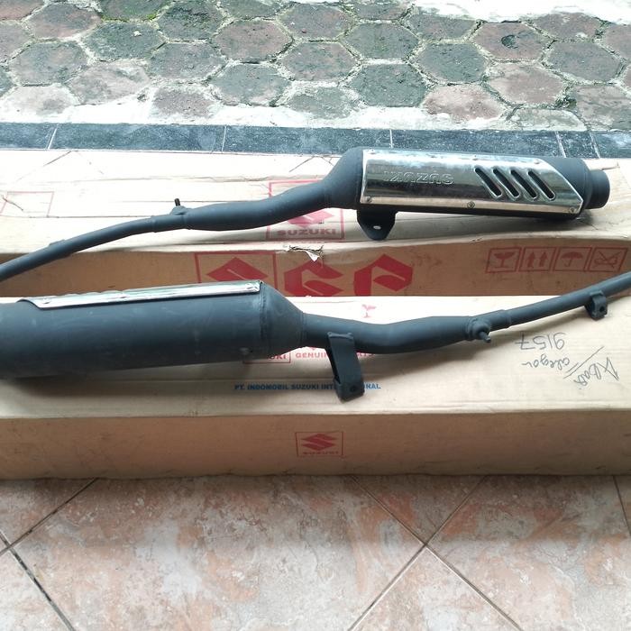 Muffler Knalpot New Shogun 110 Shogun Ariel Original SGP NOS