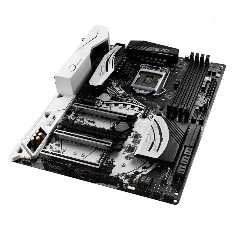 For Asrock Z270 TAICHI Motherboard 64GB LGA 1151 I3 I5 I7 CPU DDR4 ATX Z270 Mainboard 100% Tested Fu