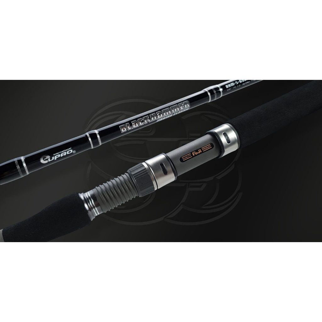 EUPRO Joran Pancing Jigging BLACK HAMMER 195cm Spinning & Overhead Hi-Carbon Blank Material Fuji Com