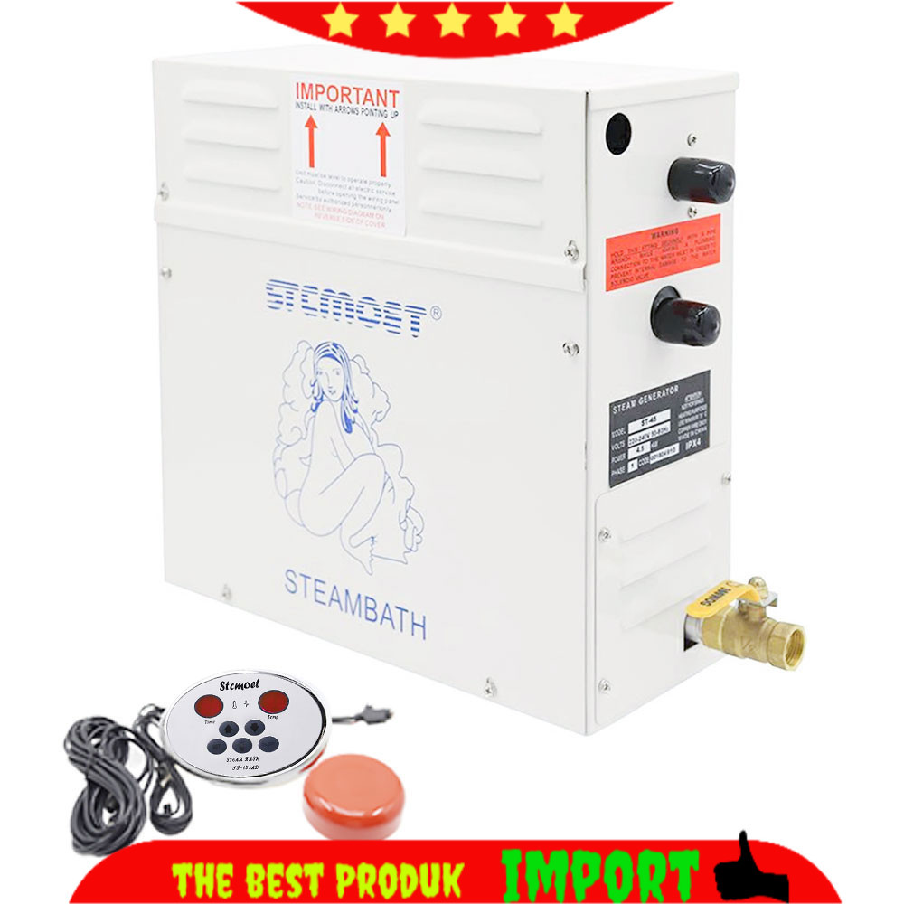 PROMO 6KW Steam Generator Sauna Steam Bath Machine For Shower Home Sauna Room SPA Steam Machine with