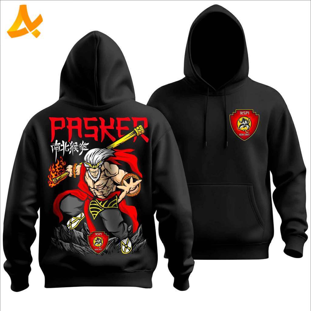 Jaket Hoodie IKSPI Kera Sakti 1980 - KING of Monkey Master Kungfu IKS - Distro Kaos KS Pakser Liar