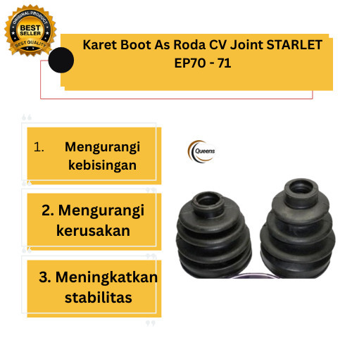 Karet Boot As Roda CV Joint STARLET EP70 - 71