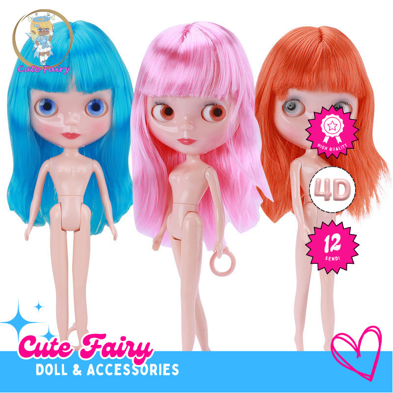 Boneka 1/6 30cm BLYTHE DOLL Boneka Blythe Mainan anak Kado Doll DIY