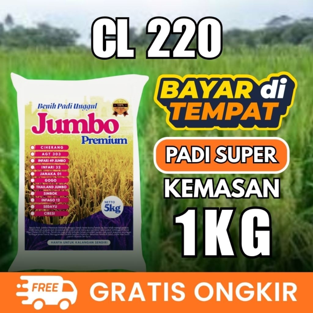 BENIH PADI CL 220 KEMASAN 1KG ORIGINAL