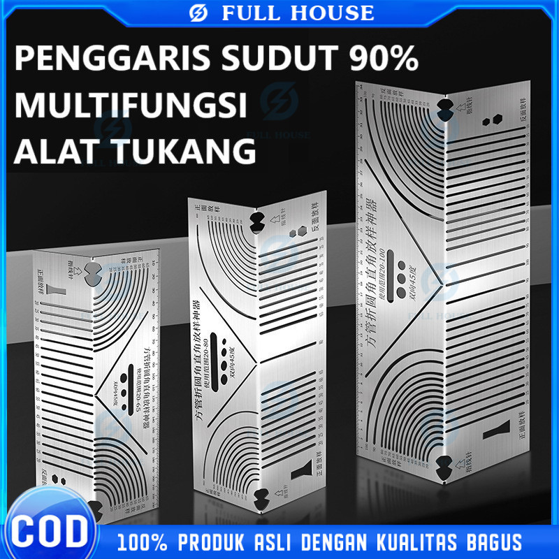 2025 Penggaris cetak cetakan garis lingkar pemotongan sudut siku 90 derajat presisi akurat stainless