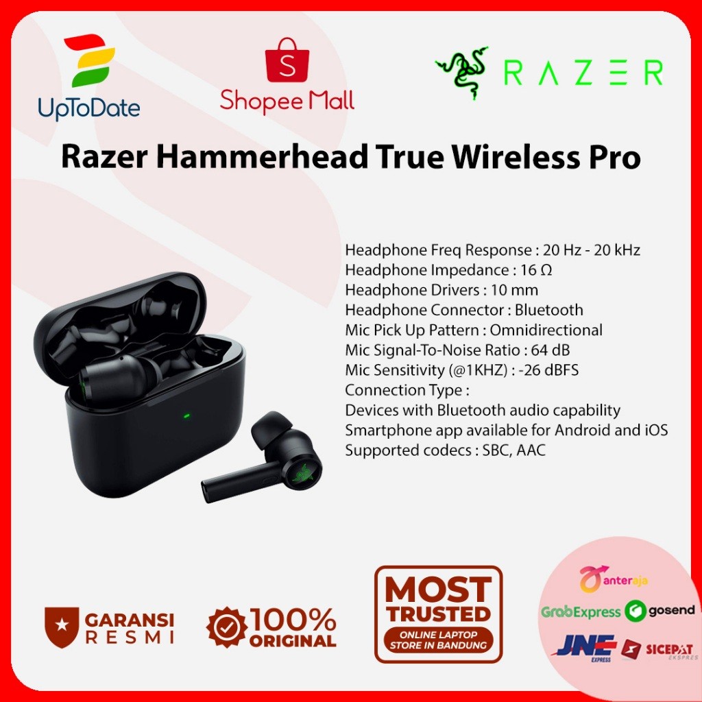 Razer Headset Hammerhead True Wireless Pro