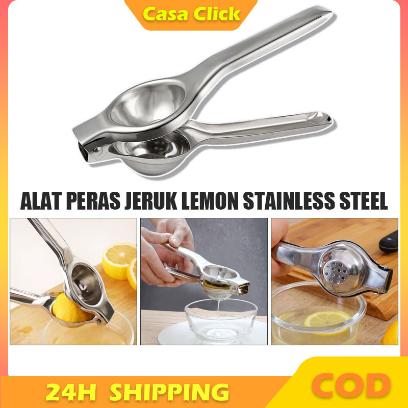 Alat Pemeras Jeruk Lemon Stainless/Alat Pemeras Jeruk Manual/Squeezer Lime Perasan Jeruk Nipis