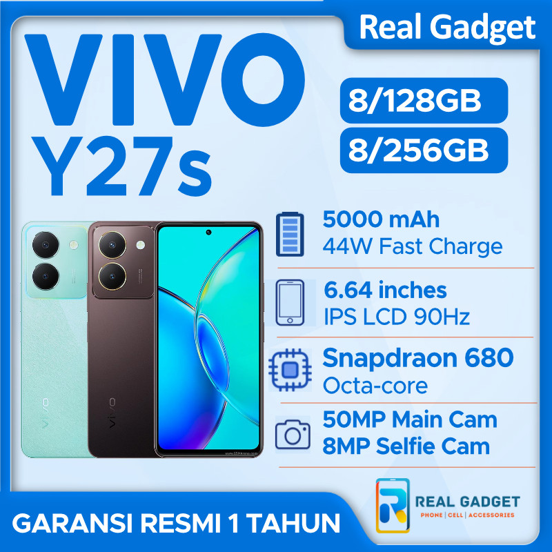 Vivo Y27s 8/128 8/256 Y21 4/64 Garansi Resmi Vivo Indonesia