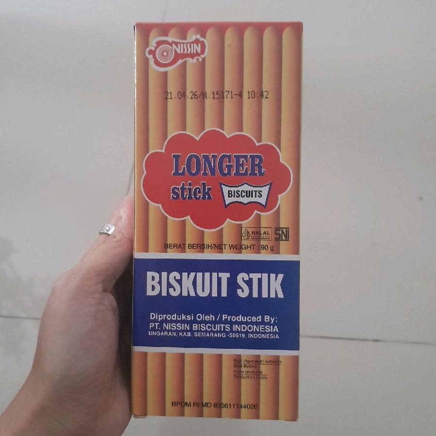 Nissin Longer Stick Biscuit Stik 90gr