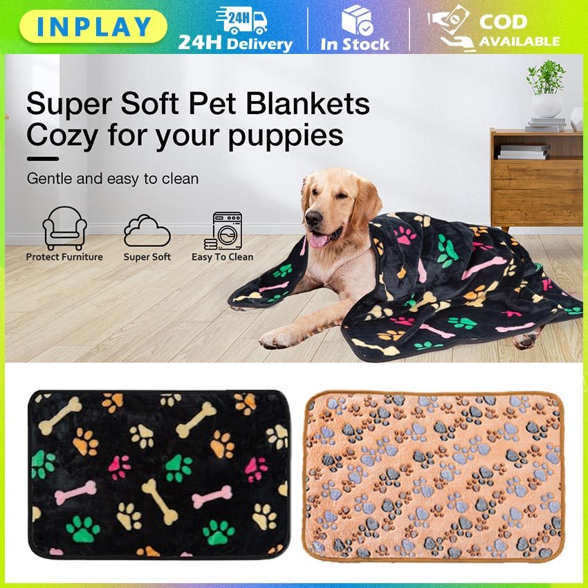 Selimut Anjing Kucing Tebal & Lembut / Pet Blanket Bulu Premium / Alas Tidur Hewan Peliharaan / Bed 