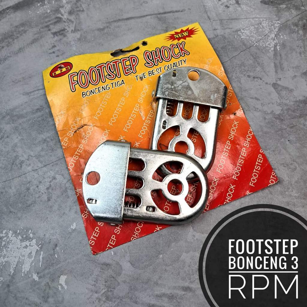 Footstep bonceng 3 pijakan kaki boncengan sepeda lipat mtb sera jalu sepeda