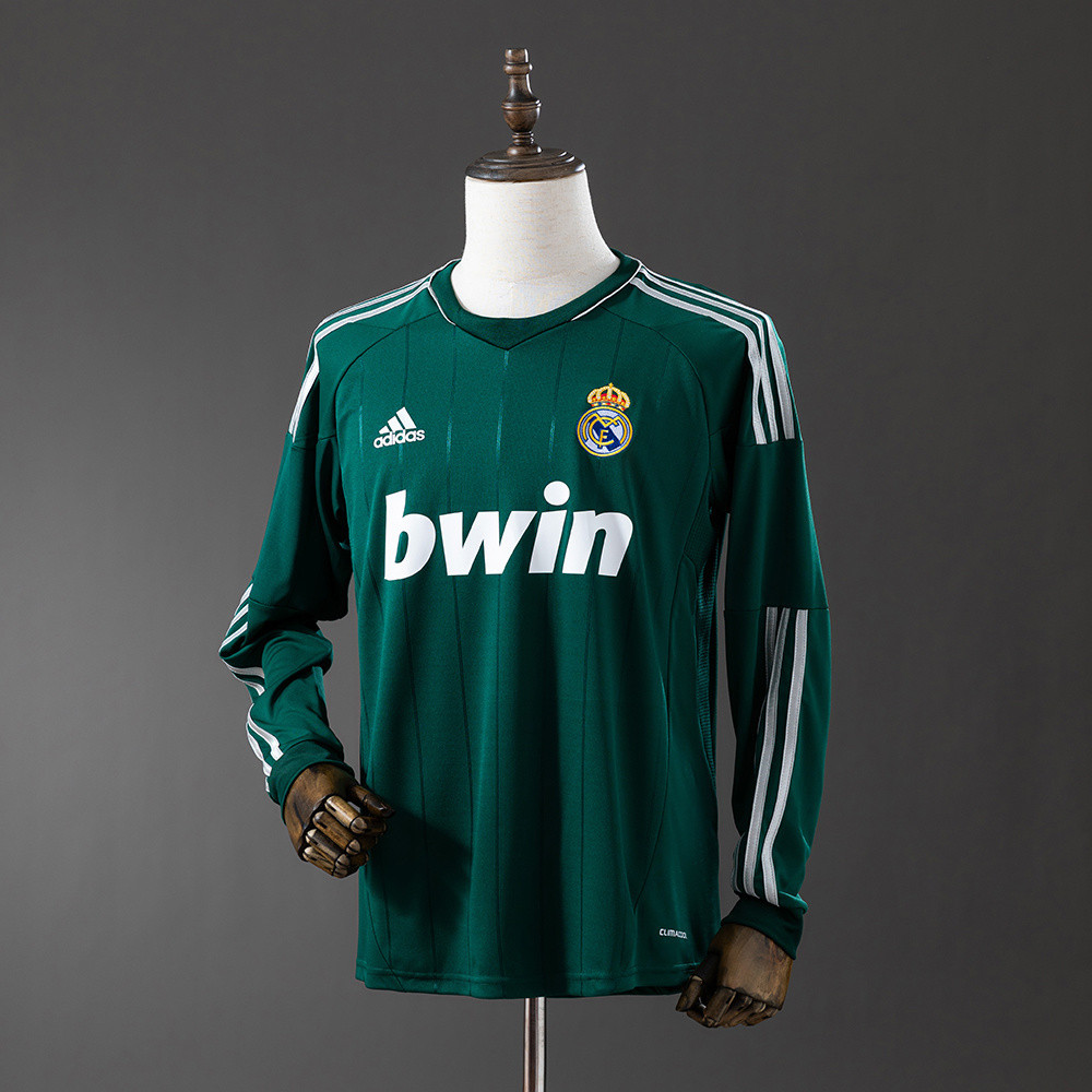 Jersey Real Madrid 2012/13 Second Away Long Sleeve Retro T shirt pria