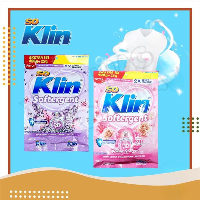 NA SOKLIN Softergent / Detergent Bubuk / Soklin Bubuk Deterjen