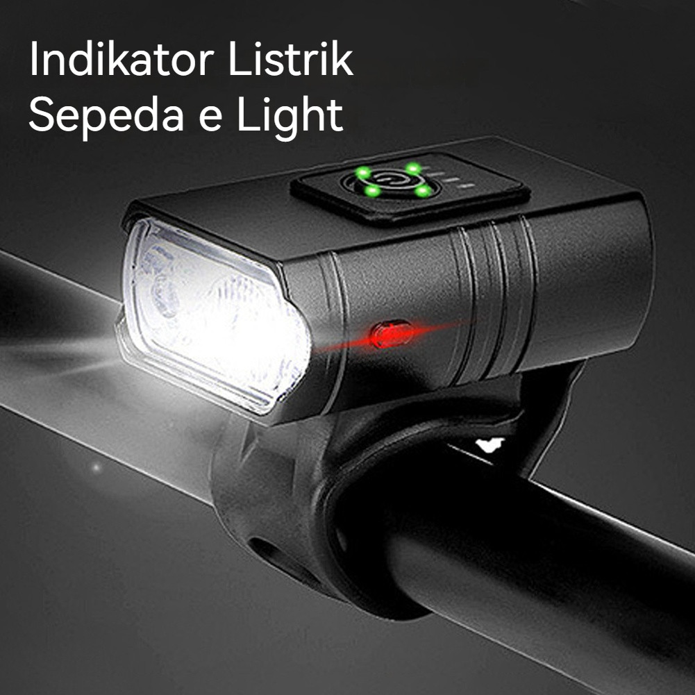 Senter Depan Sepeda LED Super Terang 1000mAh Fleksibel dan Tahan Lama