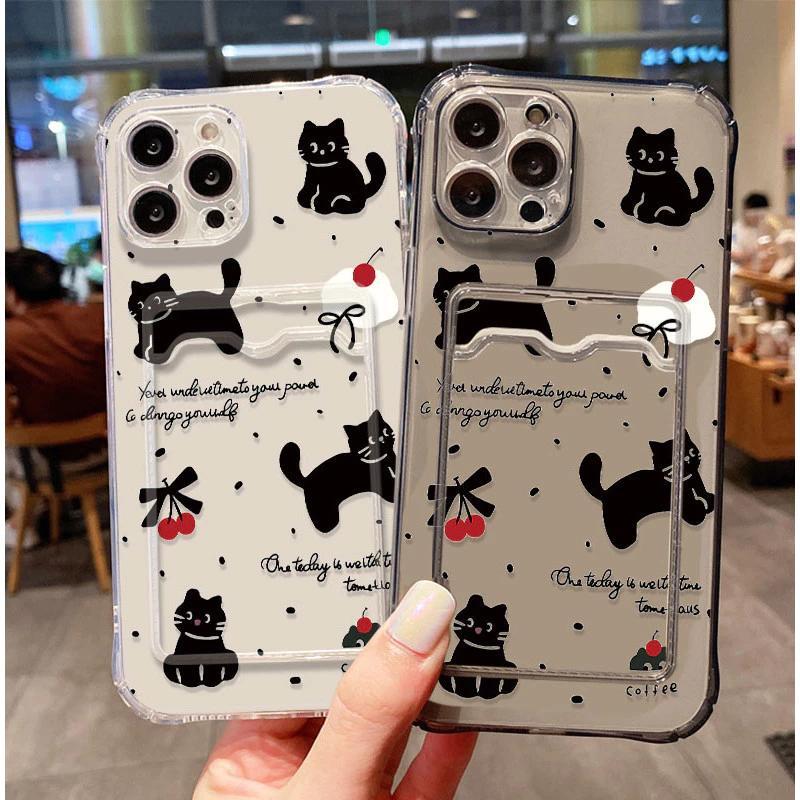 SoftCase ATM ID Card Kitty Pattern Casing Untuk Realme Note 60 60x 50 Narzo N63 N61 10 N53 50A 50i P