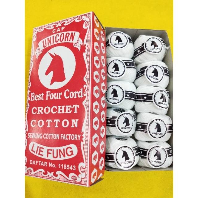 Benang Kasur Katun Unicorn No.40 (Per kotak)