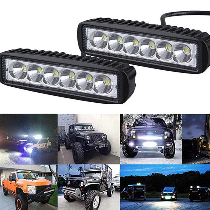 Lampu LED Sorot Tembak Offroad Motor Mobil Waterproof 12 Volt DC 12V Floodlight