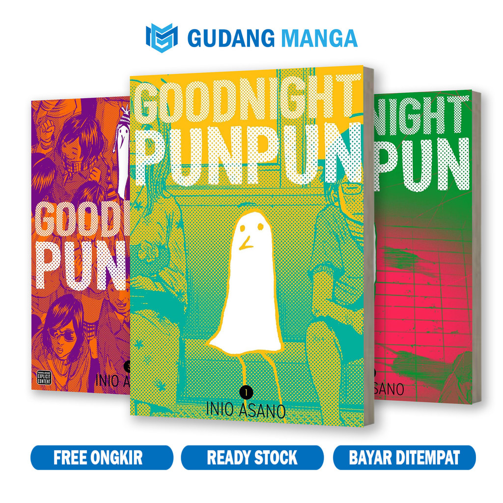 Komik Manga Goodnight Punpun, Oyasumi Punpun Vol. 1-8 by Asano Inio Bahasa Indonesia