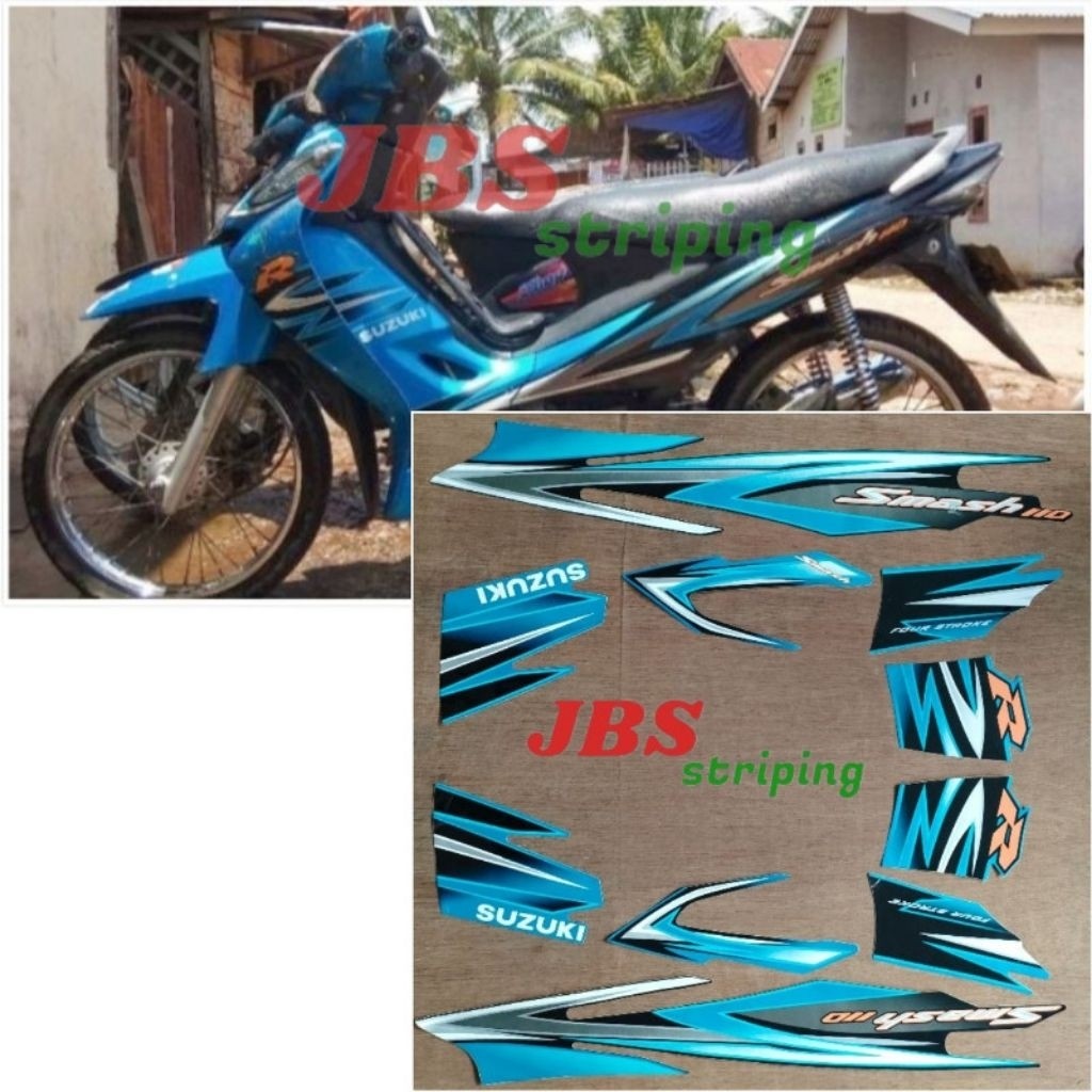sticker/striping set suzuki smash new