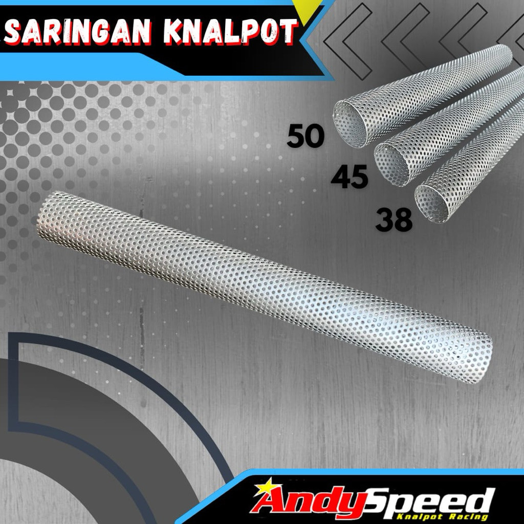 Saringan / Sarangan knalpot andy speed panjang 40 cm untuk motor bebek,sport dan matic