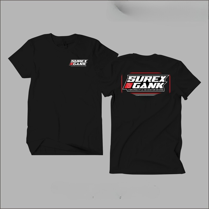KAOS T-shirt SUREX GANK KLX CRF WR SUPERMOTO HEREX BAHAN PREMIUM / kaos viral terbaru / kaos distro 