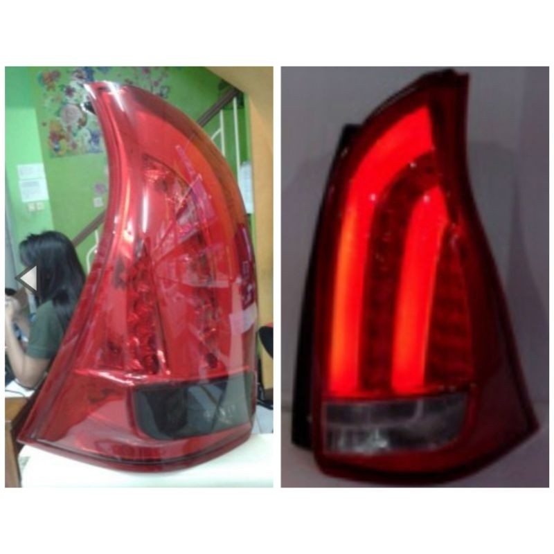 YAB-AZ-0220-RSM Stoplamp All New Avanza Xenia Veloz 2012-2015 LED Bar Red Smoke Lens