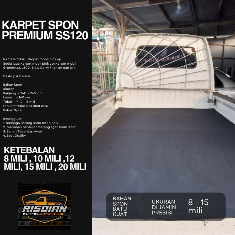 Karpet Pick up Karpet Spon alas bak mobil pick up SS120