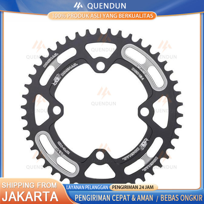 Chainring Snail BCD 104 Narrow Wide 44T 46T 48T 50T Bulat Untuk Single Chainring