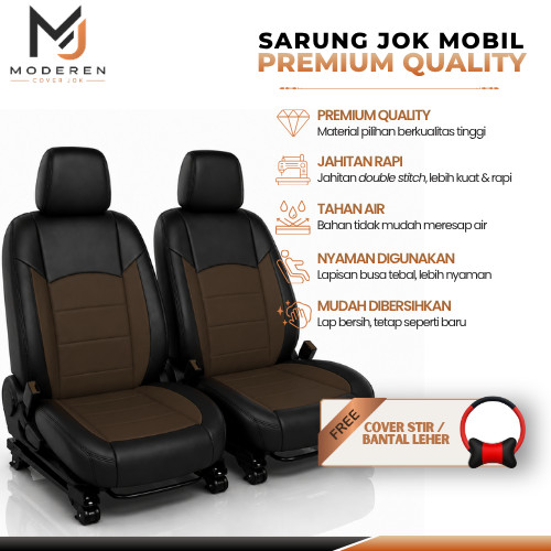 SARUNG JOK MOBIL CALYA/SIGRA BAHAN ZEUS 3 BARIS ANTI AIR ANTI DEBU