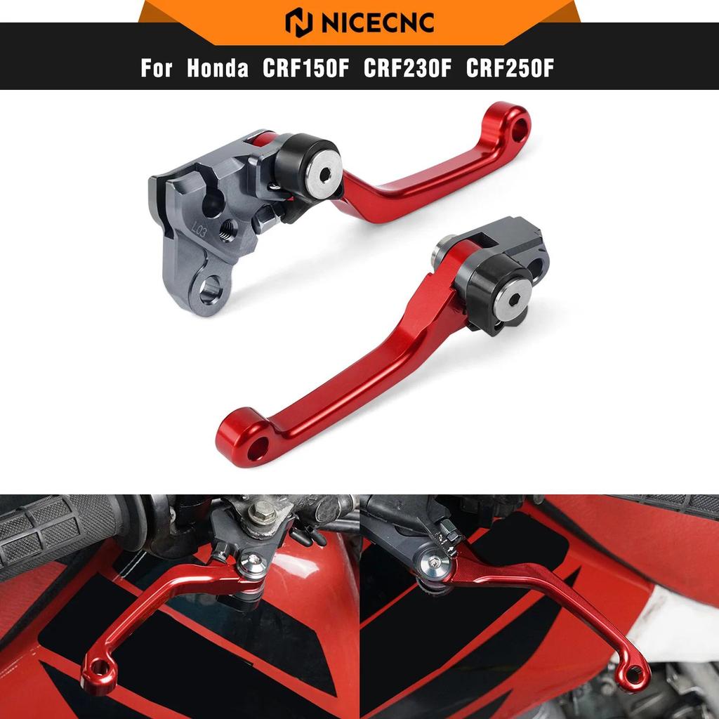 NICEC Motorcycle Clutch Lever Brake Lever For Honda CRF150F CRF230F 2003-2017 CRF250F 2019-2021 CRF 
