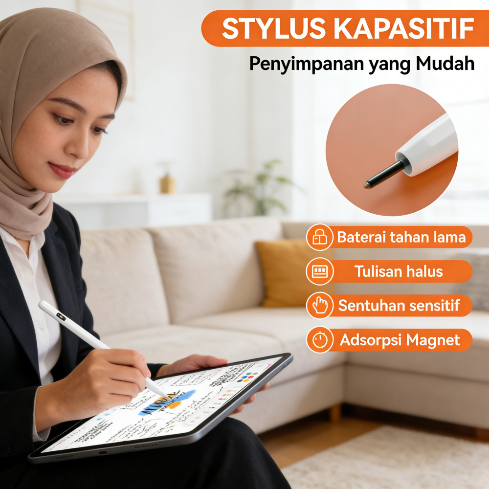 Pen Touch Huawei Ipad Huawei Ipad Pen Touch Sentuhan Kecelakaan Kecelakaan Anti-Sensitive Magnetik I