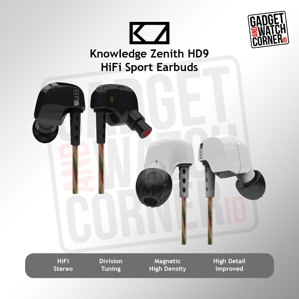 Knowledge Zenith KZ HD9 In Ear Earphone with Mic