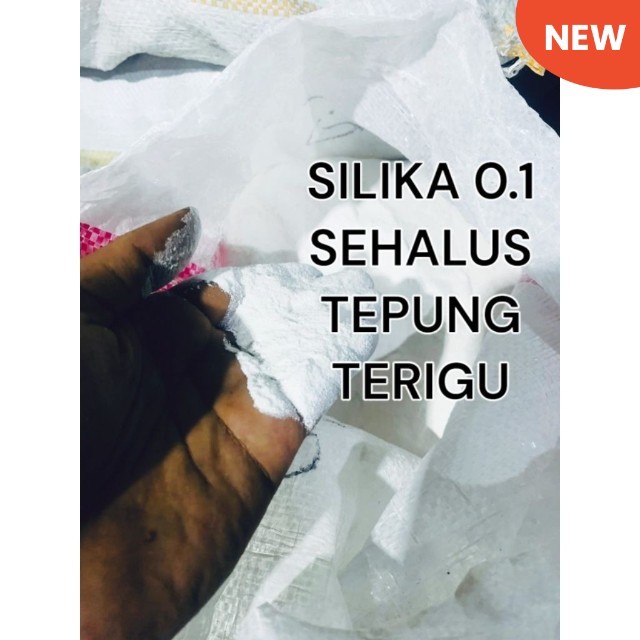 Pasir Silika Putih 0.1 / silika putih / silika 0.1 / silika / pasir silika putih / pasir silika