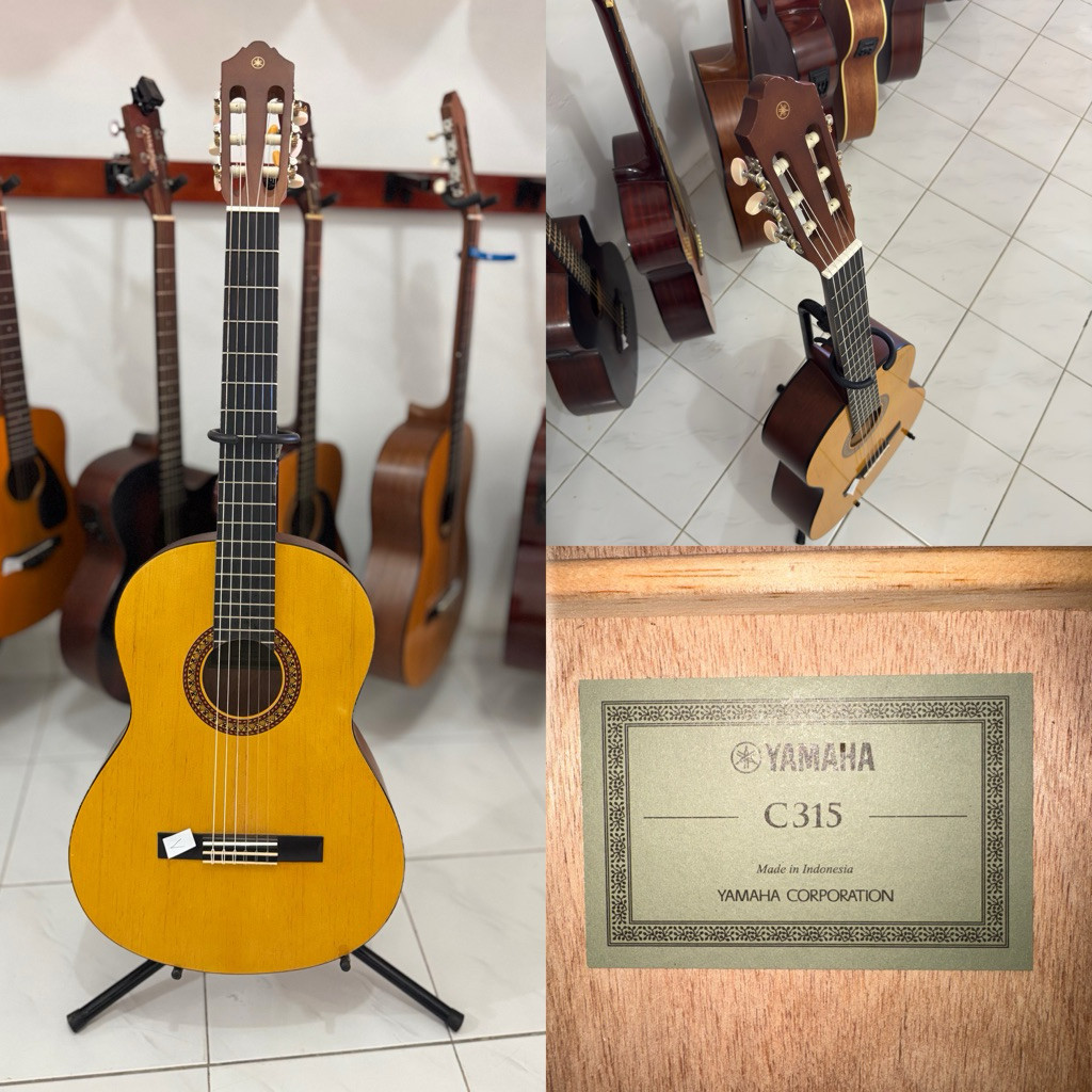 [FULL BONUS] Gitar Klasik Yamaha C315 Original Second 95% Mulus - Gratis Tas dan Capo Siap Pakai