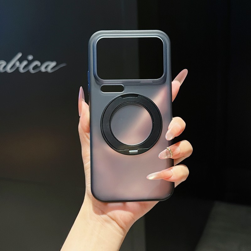 Untuk Xiaomi 17 Pro Max 17 Pro Casing Mewah Semi Transparan Matte PC Casing Penutup Ponsel Magnetik 