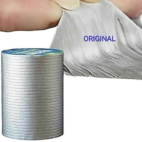 Lunamarketc- Lakban Anti Bocor Alumunium Foil Waterproof Tape 20 Cm X 10 Meter