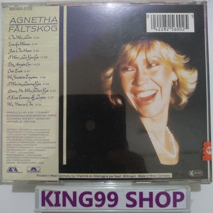 CD AGNETHA FALTSKOG - EYES OF A WOMAN (1985). madonna debbie gibson laura branigan celine dion whitn