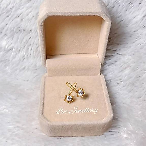 Anting Kait Desy Bunga Mata Setengah gram