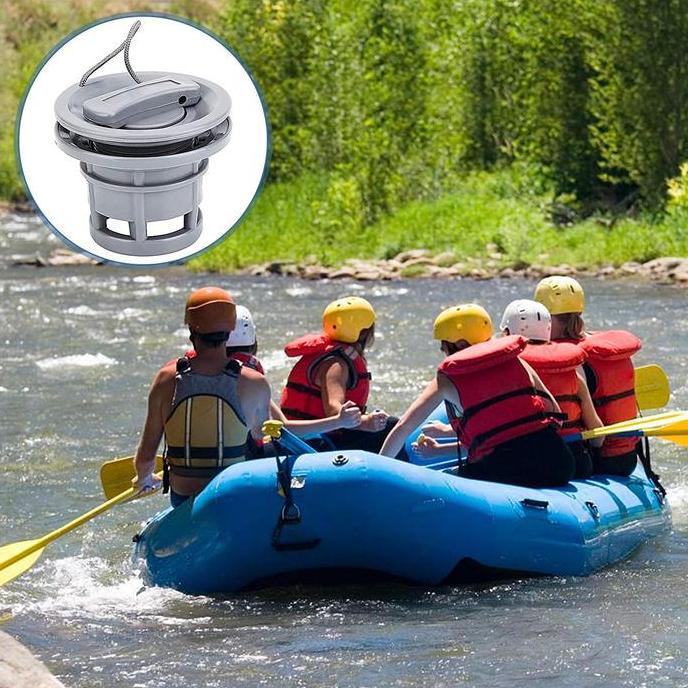CHIEDRO Pompa Perahu Karet Kayak / Katup Laut / Katup Pengaman Nosel Udara Tipe Segitiga