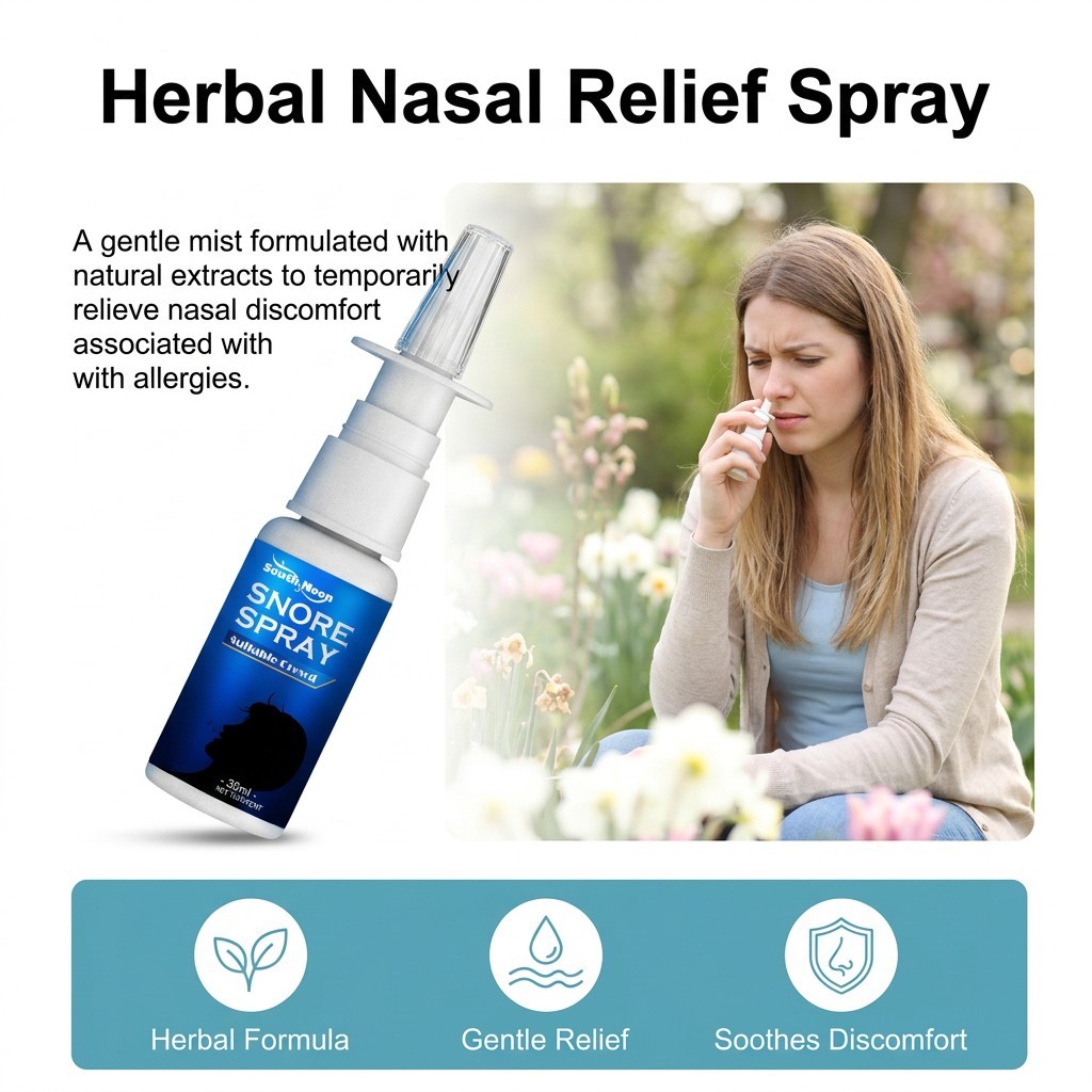 Semprotan Hidung Herbal Pereda Hidung Tersumbat dan Rhinitis Alergi