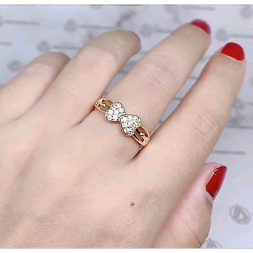 NEW cincin wanita dewasa model pita titanium cantik elegan  anti karat CANTIK