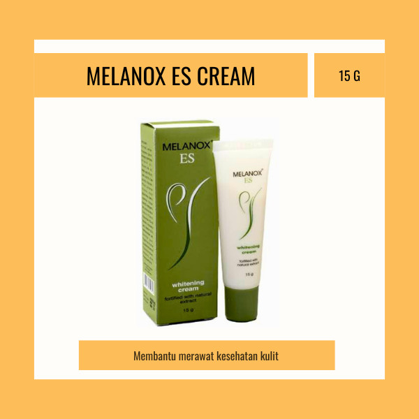 MELANOX ES WHITENING CREAM 15 G - MEMBANTU MENYAMARKAN FLEK HITAM DI WAJAH
