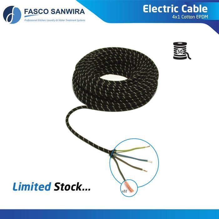 ELECTRIC CABLE 4x1 COTTON EPDM TA.10.010