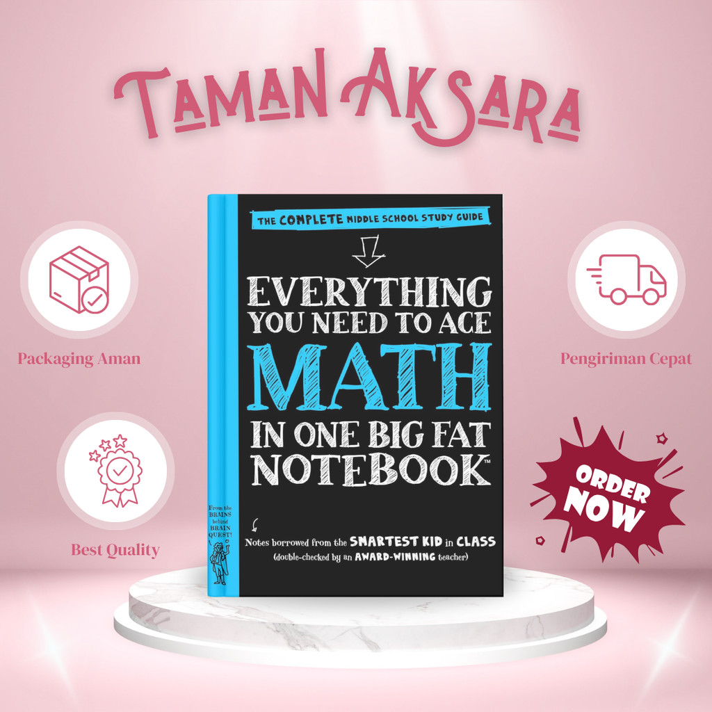 Buku Everything You Need To Ace Math In One Big Fat Notebook : Middle School