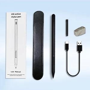 Chromebook Pen USI Stylus Pencil Palm Rejection 4096 Pressure Sensitive Rechargeable for HP ASUS Len