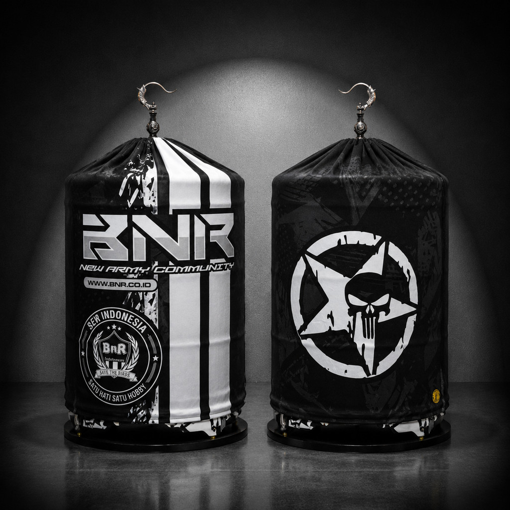 KRODONG BNR MURAI NO 2 MOTIF BLACK ARMY