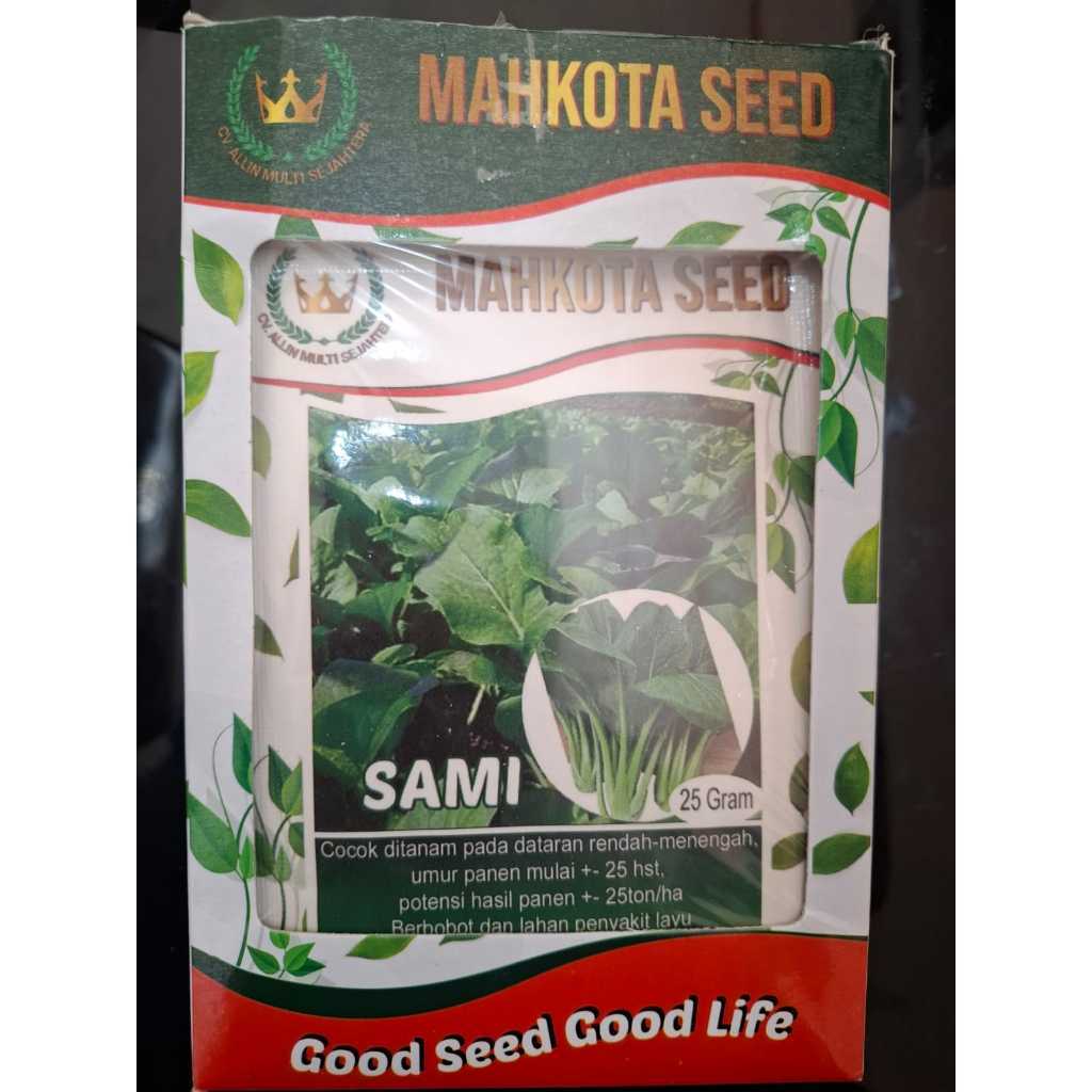 Blumenhaut Mahkota Seed - 25 Gram Benih Sawi Caisim Jumbo Sami
