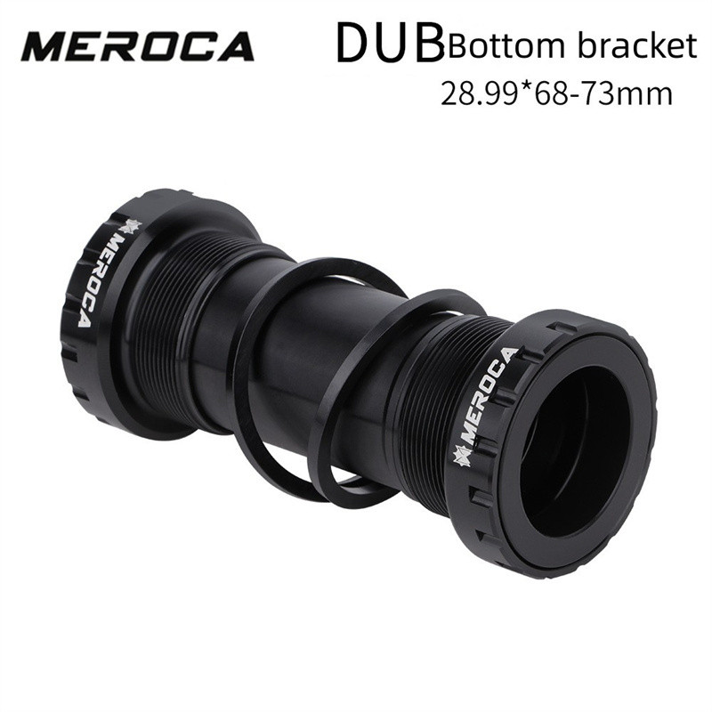 Foto Meroca BB untuk Sram DUB BSA Drat Bottom Bracket Screw Type 68/73 mm 29mm Thread MTB Road Bike Waterproof CNC Alloy